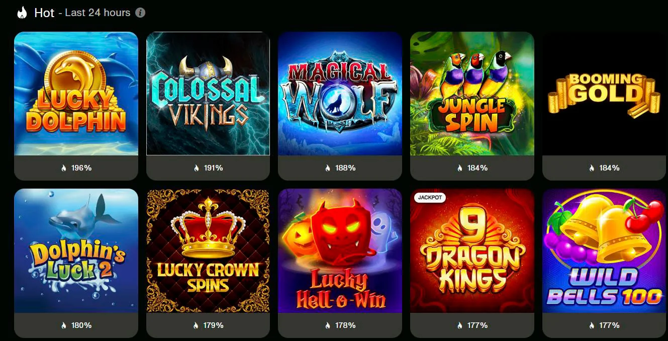 καυτά τζάκποτ cashwin casino